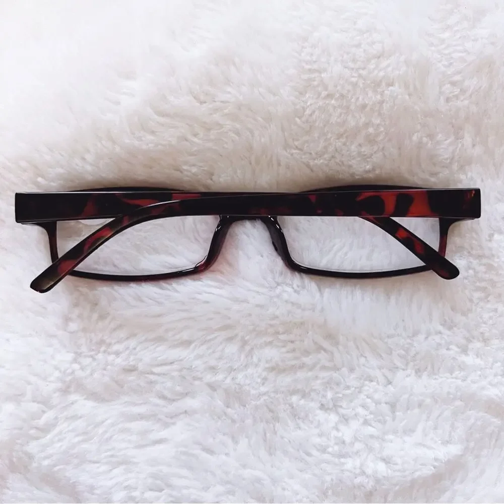 Vincent Brown Rectangular Classic Reader Glasses - Picture 7 of 9